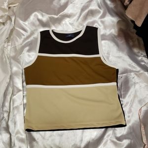 90'S JP COLLECTION- COLOR BLOCK TANK TOP/M/EGPLC
